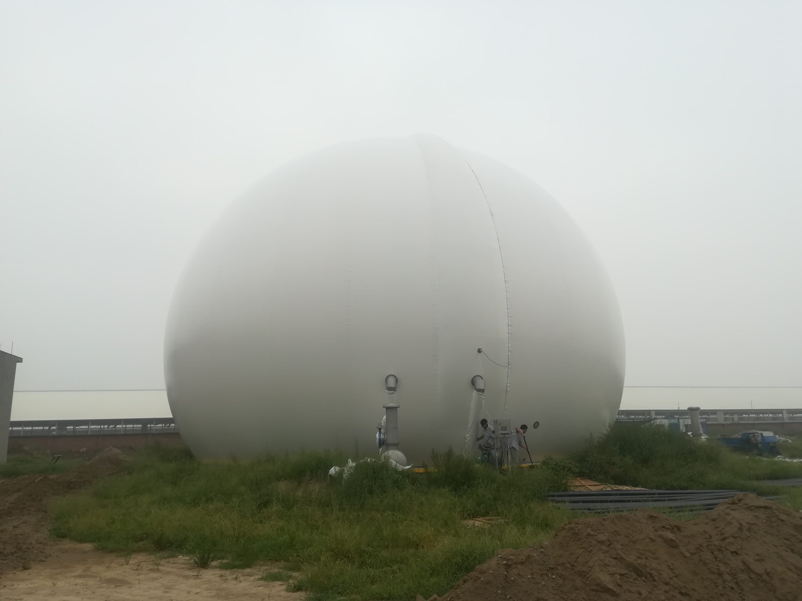 Independent Double Membrane Gas Holder