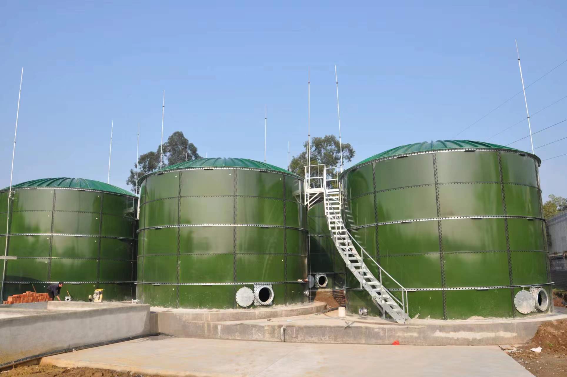 Electrophoretic Epoxy Bolted Tank