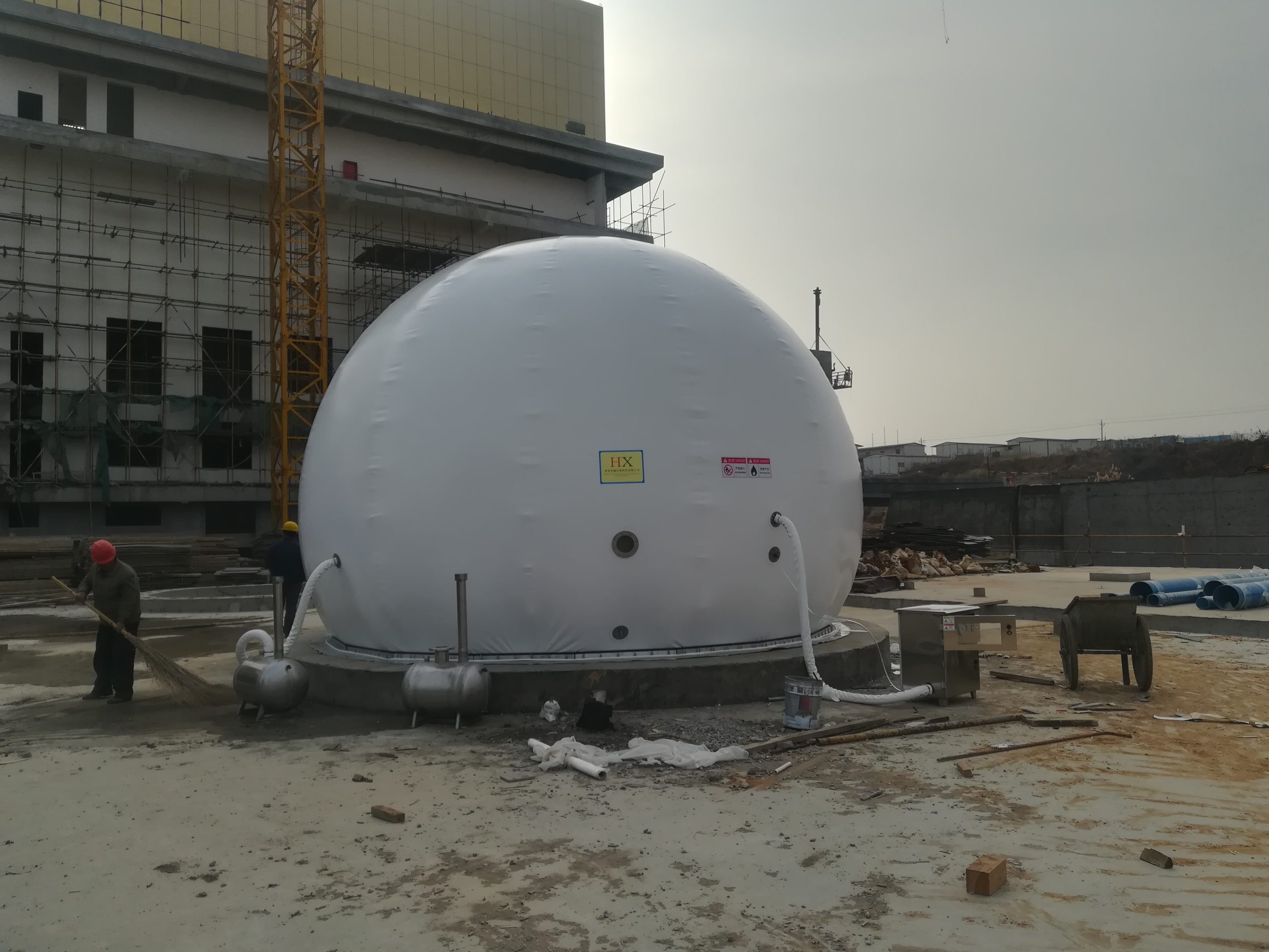 Independent Double Membrane Gas Holder