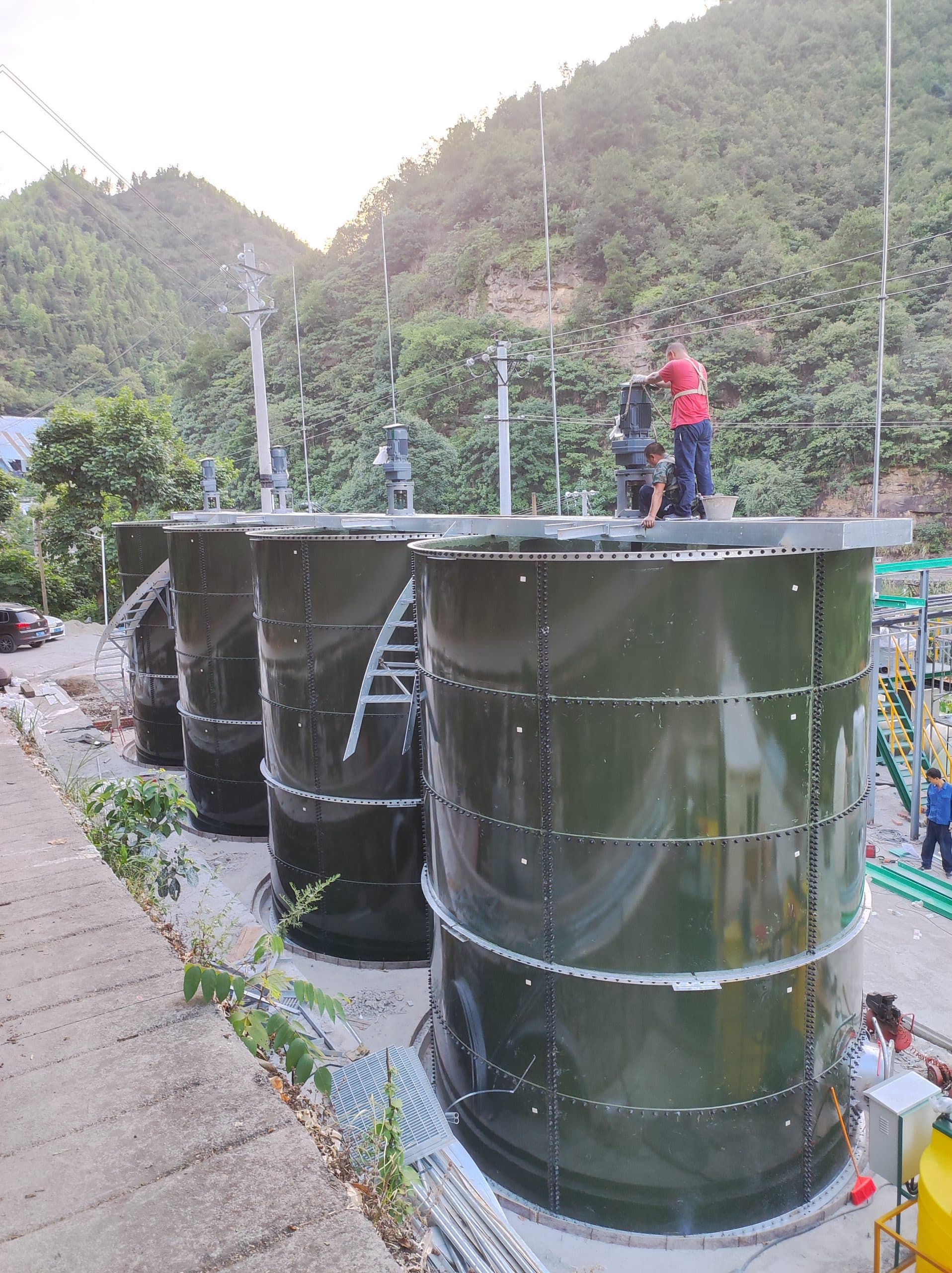 Electrophoretic Epoxy Bolted Tank